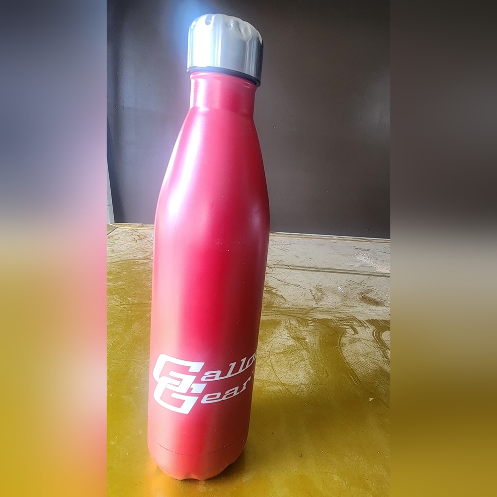 Gallon Gear Red Stainless Steel Insulated Tumbler – “Hydrate and Chill” Gym